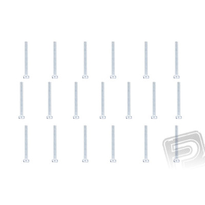 Ocelový šroub s válcovou hlavou M3x30mm, 100 ks