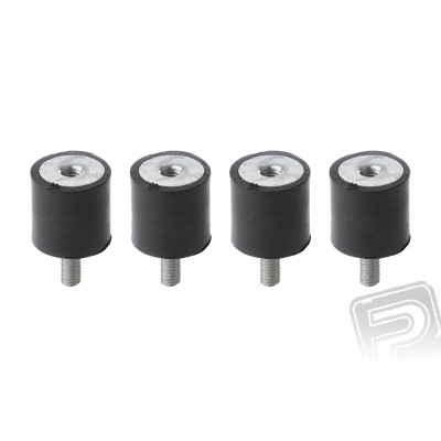 Silentblok M6, typ B, 4ks