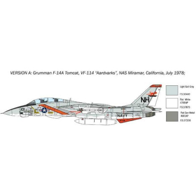 Model Kit letadlo 1414 - F-14A Tomcat (1:72)