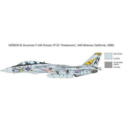 Model Kit letadlo 1414 - F-14A Tomcat (1:72)