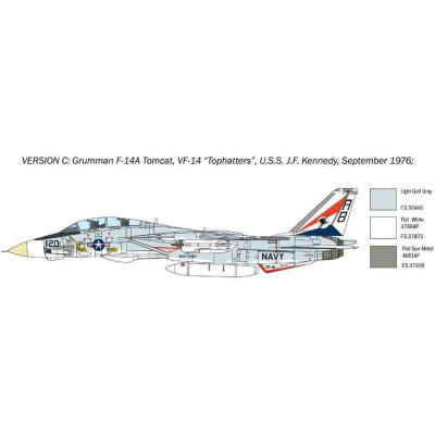Model Kit letadlo 1414 - F-14A Tomcat (1:72)