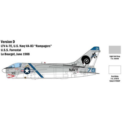 Model Kit letadlo 2797 - A-7E Corsair II (1:48)