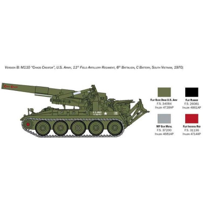 Model Kit tank 6574 - M110 (1:35)