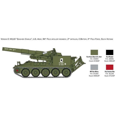Model Kit tank 6574 - M110 (1:35)