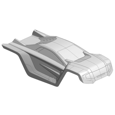 Čirá lexanová karoserie SHOGUN XP 6S, vystřižená, 1 ks.