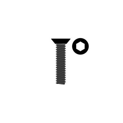 Ocelový Inbusový šroub s zápustnou hlavou, M4x18mm, 10 ks.