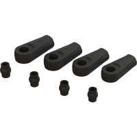 Pótalkatrész RC modellautóhoz Arrma 6S V2 BLX: gömbcsapok végsapkákkal.