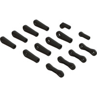 Pótalkatrész RC modell autókhoz Arrma 8S BLX 1:5 Smart: golyós végzáró sapkák kompozit