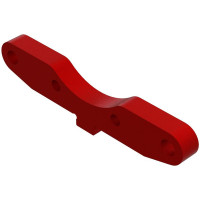 Pótalkatrész RC autó modellekhez Arrma Kraton 8S BLX 1:5: hátsó tengelytartó alumínium, piros.