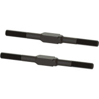 Pótalkatrész RC autó modellekhez Arrma Mojave 6S: csatlakozó M4x60mm acél fekete (2).