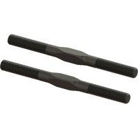 Pótalkatrész RC autó modellekhez Arrma Mojave: csatlakozó M5x65mm acél fekete (2 db)