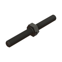 Pótalkatrész RC autó modellekhez Arrma Outcast, Kraton 1:5 BLX: csatlakozó M4x40mm acél (2 db)