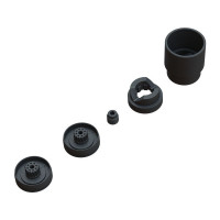 Műanyag alkatrészek szervómentőhöz Arrma Kraton/Outcast 8S RC autóhoz.