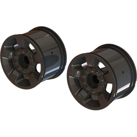 Arrma disk kola Mt 2.8" 14mm černý chrom (2)