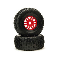 Arrma kerék dBoots Fortress fekete (pár) Hex 17mm-es abroncsokkal.