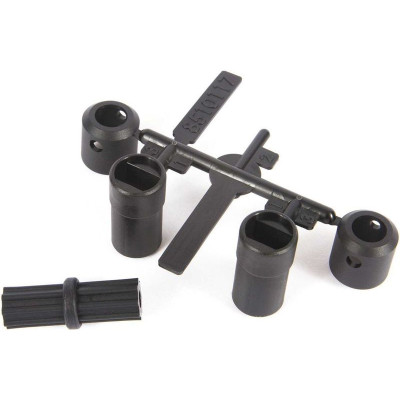 Axial sada hřídelí krátkých WB8 V2: SCX10 II 6x6