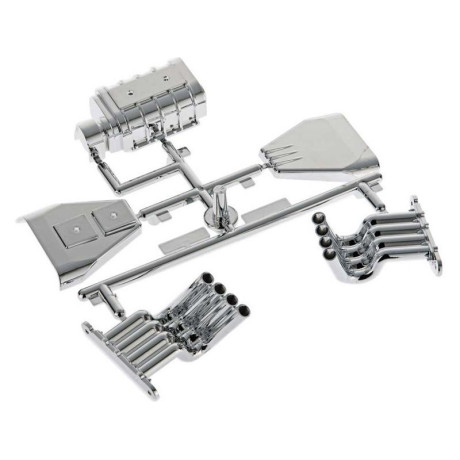 Axial maketové doplňky motoru chrom: Monster Truck