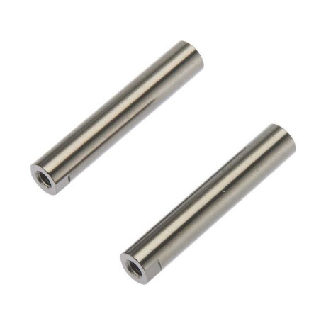 Axial závitová trubička 6x33mm hliník šedá (2)