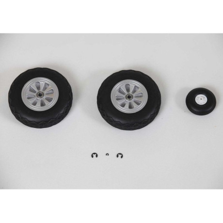 E-flite sada kol: P-51D 1.5m