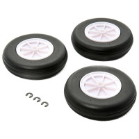 Pótalkatrész E-flite T-28 Trojan 2.0m RC modellhez: kerekek (3 db).