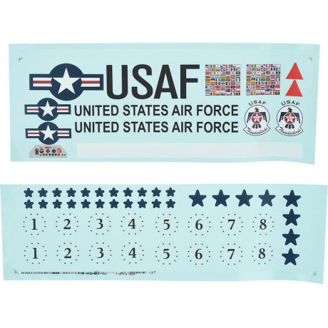 E-flite Samolepky: F-16 70mm