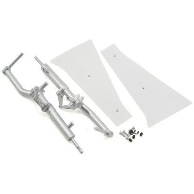 P-51D 1.2m - podvozek se vzpěrami, dvířka