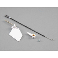 Pótalkatrész RC modell repülőgéphez E-flite Carbon-Z: kormánylapát botkormánnyal