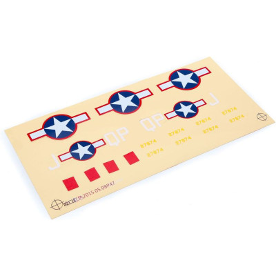 UMX P-47 BL - samolepky