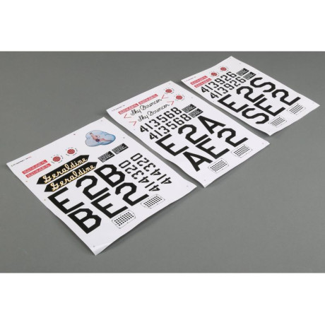 P-51D 20cc: Samolepky (3)