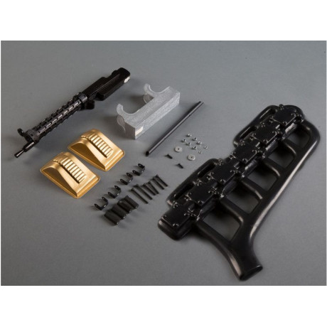 Hangar 9 maketa motoru, zbraní, kokpit: Fokker D7