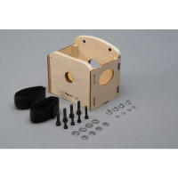 Pótalkatrész RC modell repülőgéphez Hangar 9 Valiant 1.8m: elektromos motorágy és akkumulátor lemez.