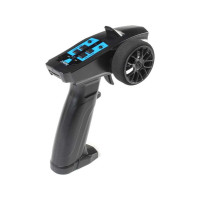 Horizon 3 csatornás 2,4 GHz-es adó RC autó- és csónakmodellekhez, kompatibilis a Losi Mini-T 2.0 1:18, Power Boat Racer 17 Deep-V vagy Sprintjet 9" önirányító sugárhajtású csónakkal.