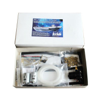 Krick U-Boot Type VI tengeralattjáró meghajtási és merülési készlet, tartalmazza a két Speed 400 motort a meghajtáshoz, vízpumpa, tömlő, 3db fedél tömítéssel, kormánykar készlet tartozékokkal, kardánkészlet és rögzítőelemek.