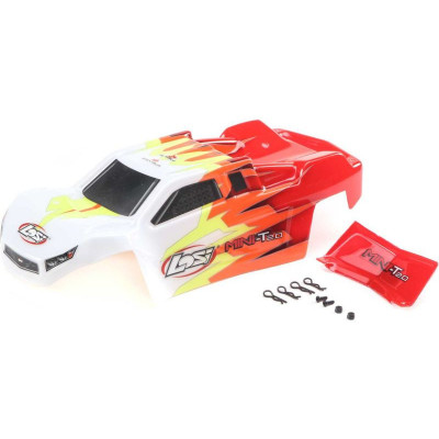 Losi Karosérie červená/bílá: Mini-T 2.0