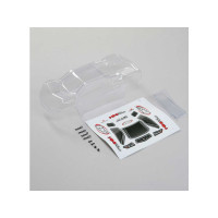 Pótalkatrész RC modellautókhoz Losi Mini-T 2.0: body clear unpainted.