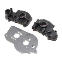 Pótalkatrész RC autó modellekhez Losi Mini-T 2.0: sebességváltó, motorágy.