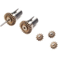 Pótalkatrész Losi Mini-T 2.0 RC modellekhez: differenciálmű kimenet, differenciálmű fogaskerekek.