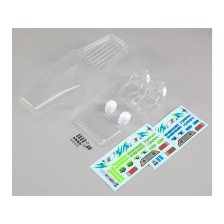 Losi Nightcrawler SE: Karosérie, kokpit nenabarvená