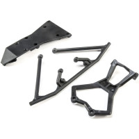 Pótalkatrész RC modellhez Losi 22S SCT: Első lökhárító.