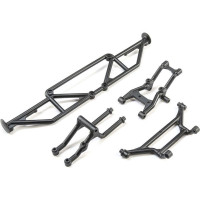 Pótalkatrész RC modellhez Losi 22S SCT: Hátsó lökhárító.