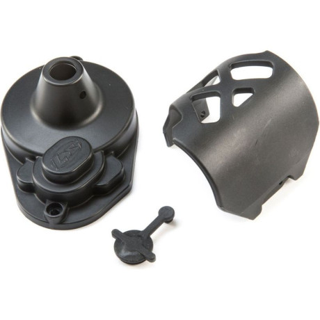 Losi 22S SCT: Kryt převodovky, ochrana motoru