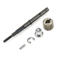 Pótalkatrész RC modellhez Losi 22S SCT: tengely, fogaskerék.