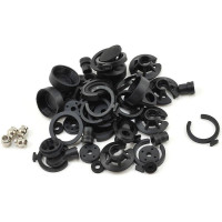 Pótalkatrész RC modellautóhoz Losi Lasernut U4, Tartósság: lengéscsillapító műanyag részei.