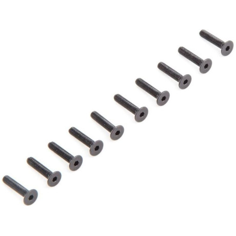 Losi: Šroub Flat Head M2.5 x 12mm (10)
