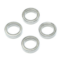 Golyóscsapágy 12x18x4mm kétoldalas fémfedéllel. A csomagban 4 darab van.