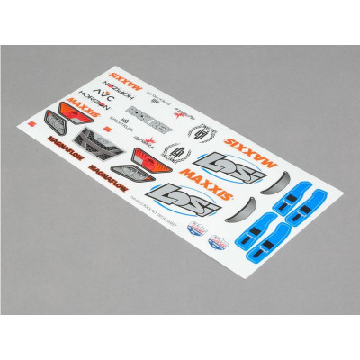 Losi Rock Rey: Samolepky modré