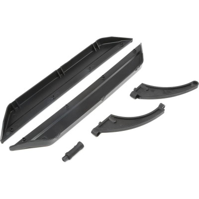 Losi DBXL-E: Boční kryty šasi a příčky