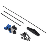 Pótalkatrész Losi 5ive-T 2.0 RC autó modellekhez: gáz/fék rúd.