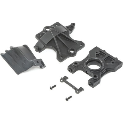 Losi DBXL-E: Distanční sloupky centr. difer, horní deska