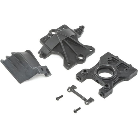 Losi DBXL-E: Distanční sloupky centr. difer, horní deska